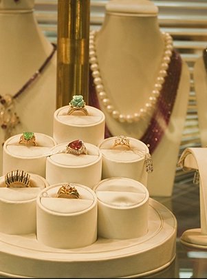 보석 보안 태그의 응용